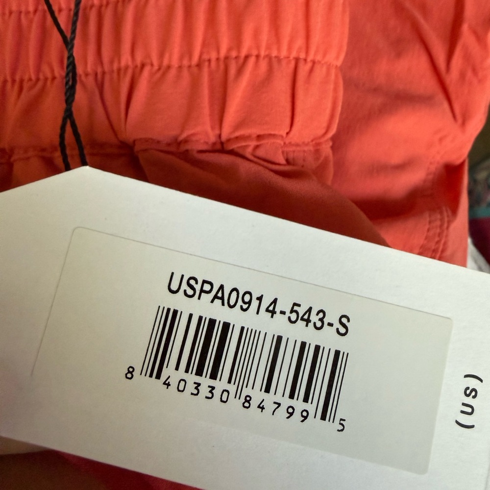 Universal Standard- coral colored Sunny swim Shorts - Picture 3 of 5